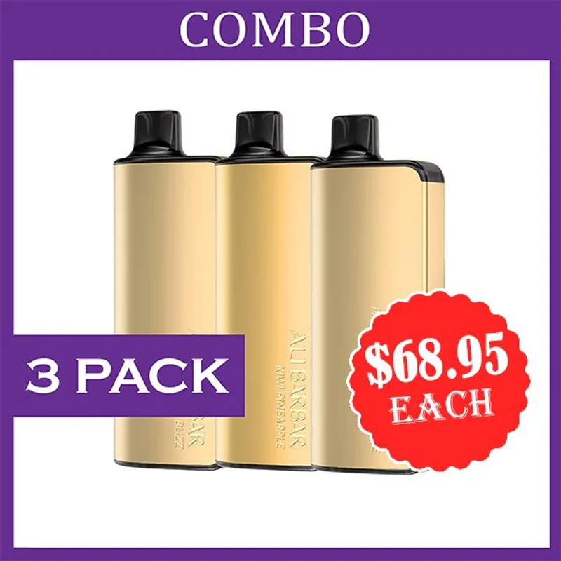 Alibarbar Ingot 3 Pack- 9000 Puffs
