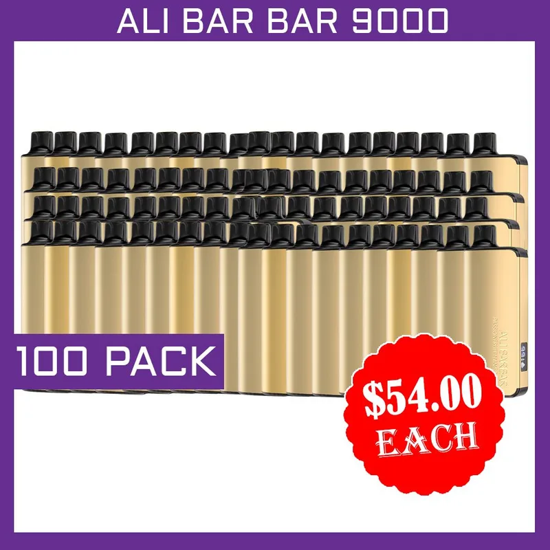 Alibarbar Ingot 9000 Puffs – 100 Pack