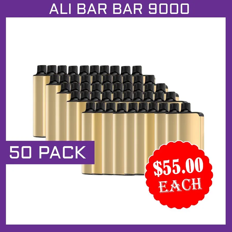 Alibarbar Ingot 9000 Puffs – 50 Pack