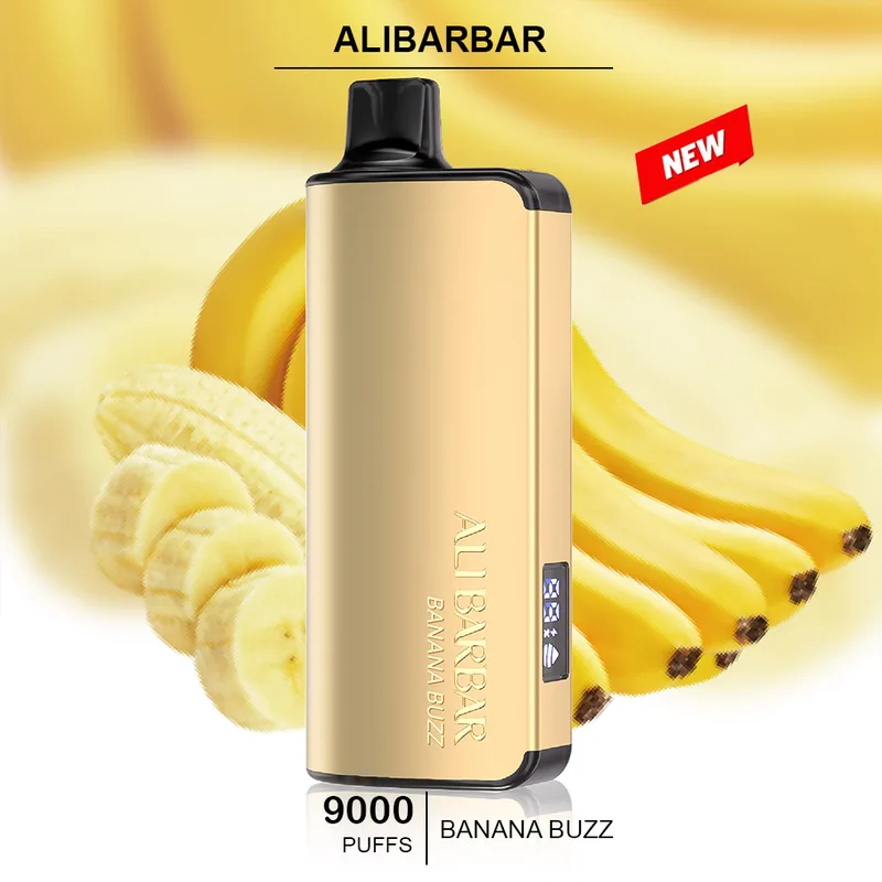Alibarbar Ingot – Banana Buzz – 9000 Puffs