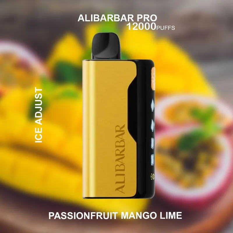 Alibarbar Pro Ice Adjust Passionfruit Mango Lime – 12000 Puffs