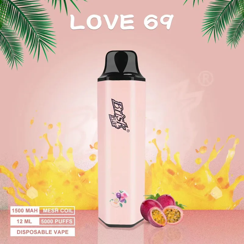 Brisk Bar Love 69 – 5000 Puffs