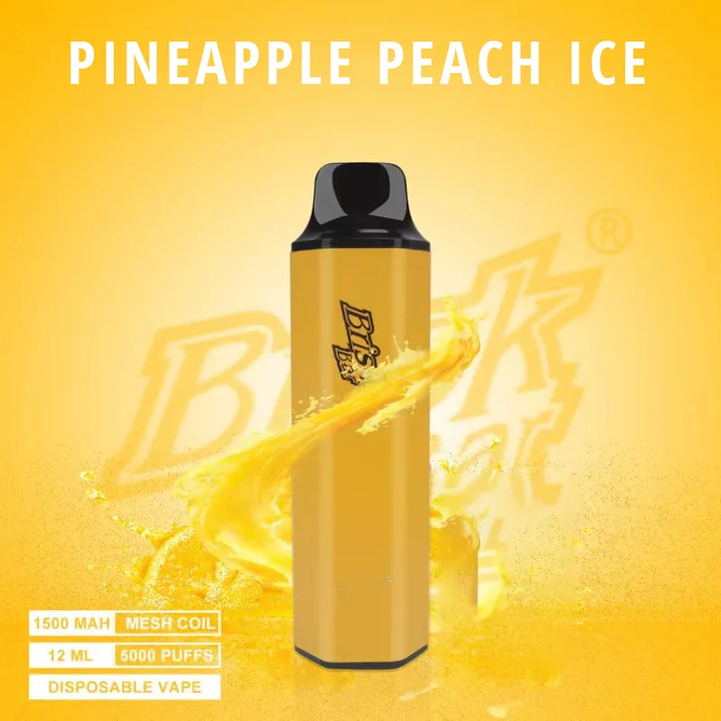 Brisk Bar Pineapple Peach Ice – 5000 Puffs