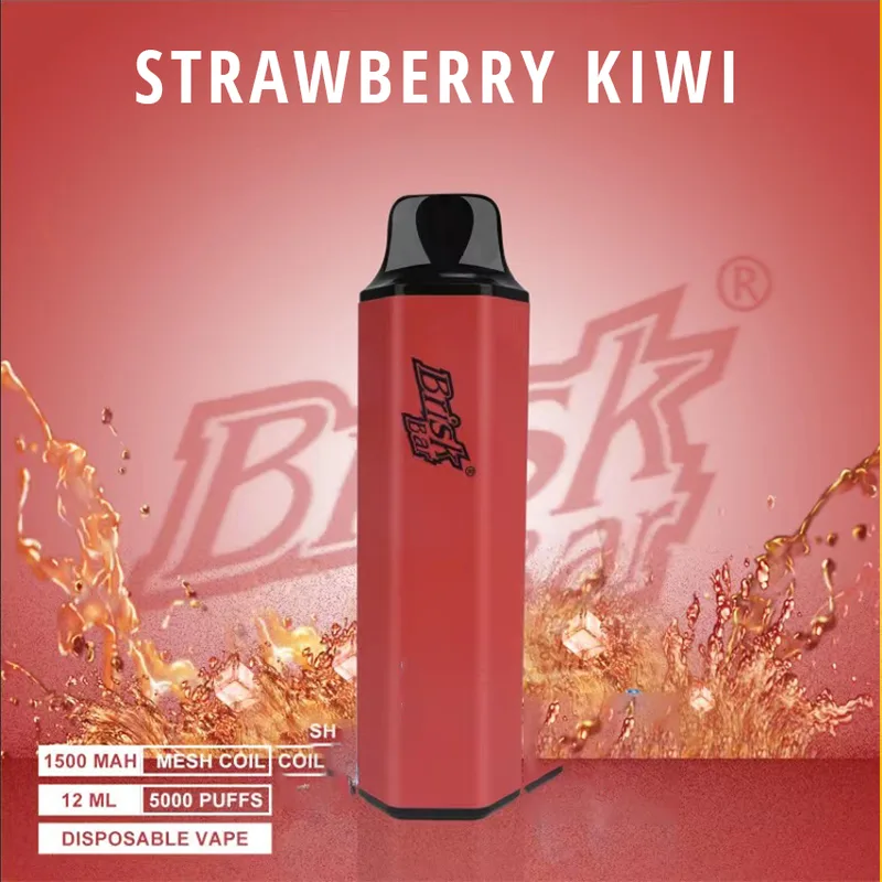 Brisk Bar Strawberry Kiwi – 5000 Puffs