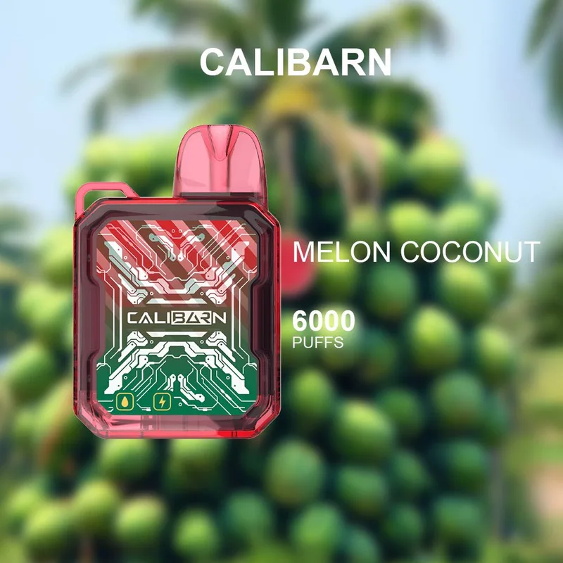 Calibarn Melon Coconut – 6000 Puffs