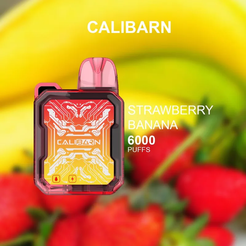 Calibarn Strawberry Banana – 6000 Puffs
