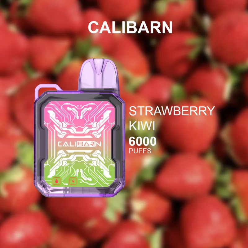 Calibarn Strawberry Kiwi – 6000 Puffs
