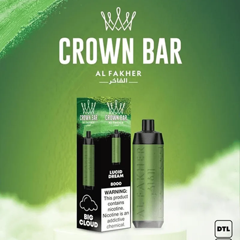 Alfakher Crown Bar Lucid Dream – 8000 Puffs