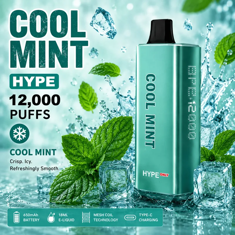 Double Happiness Hype Cool Mint – 12000 Puffs