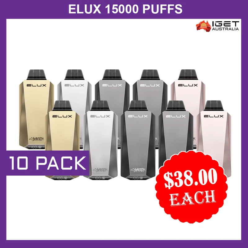 Elux 15000 Puffs – 10 Pack