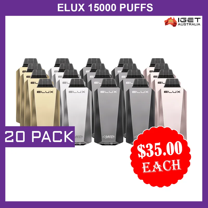 Elux 15000 Puffs – 20 Pack