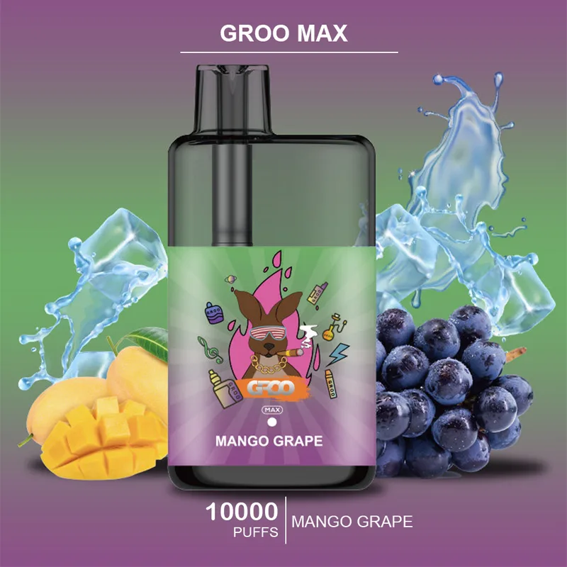 Groo Max – Mango Grape – 10000 Puffs