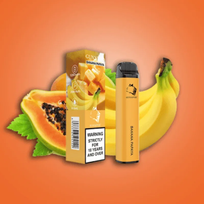 Gunnpod Banana Papaya – 2000 Puffs