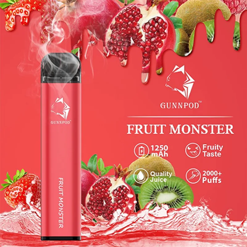 Gunnpod Fruit Monster – 2000 Puffs