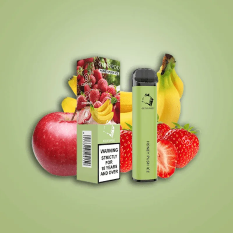 Gunnpod Honey Push Ice – 2000 Puffs