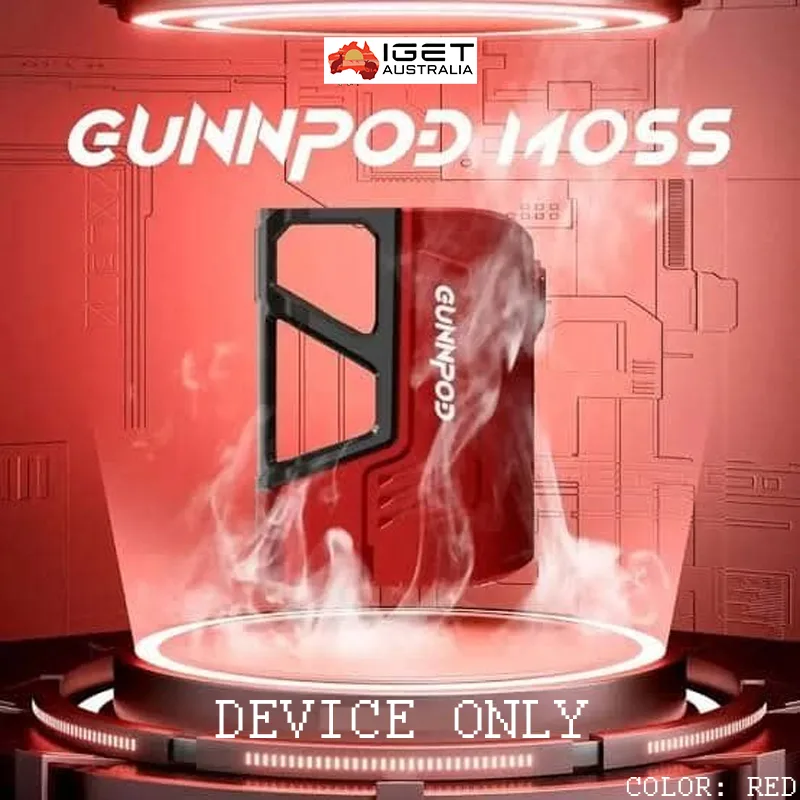 Gunnpod Moss – 8000 – “device Only” – Red