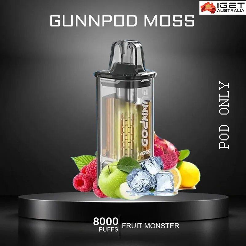 Gunnpod Moss – Fruit Monster – 8000 Puffs – Pod Only