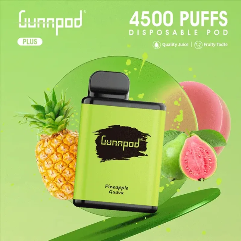 Gunnpod Plus Pineapple Guava – 4500 Puffs