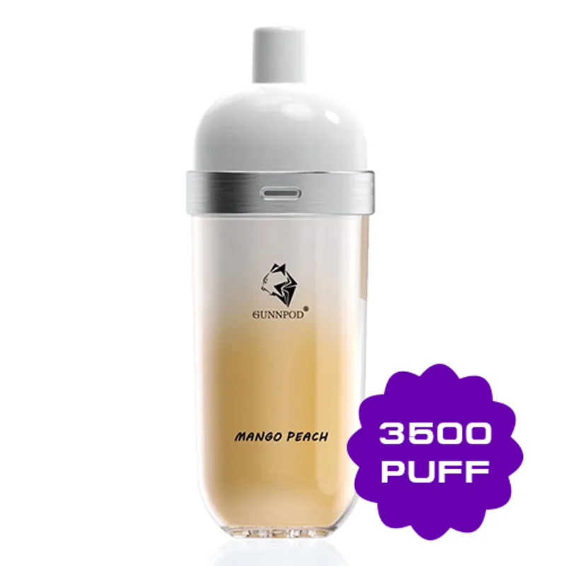 Gunnpod Wave Mango Peach – 3500 Puffs