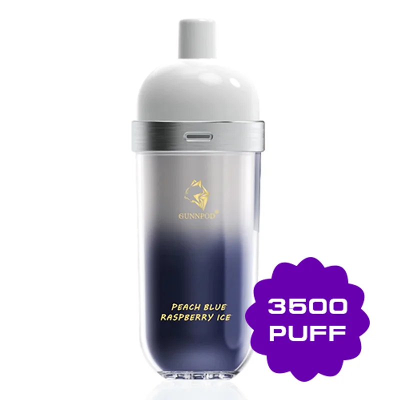 Gunnpod Wave Peach Blue Raspberry Ice – 3500 Puffs