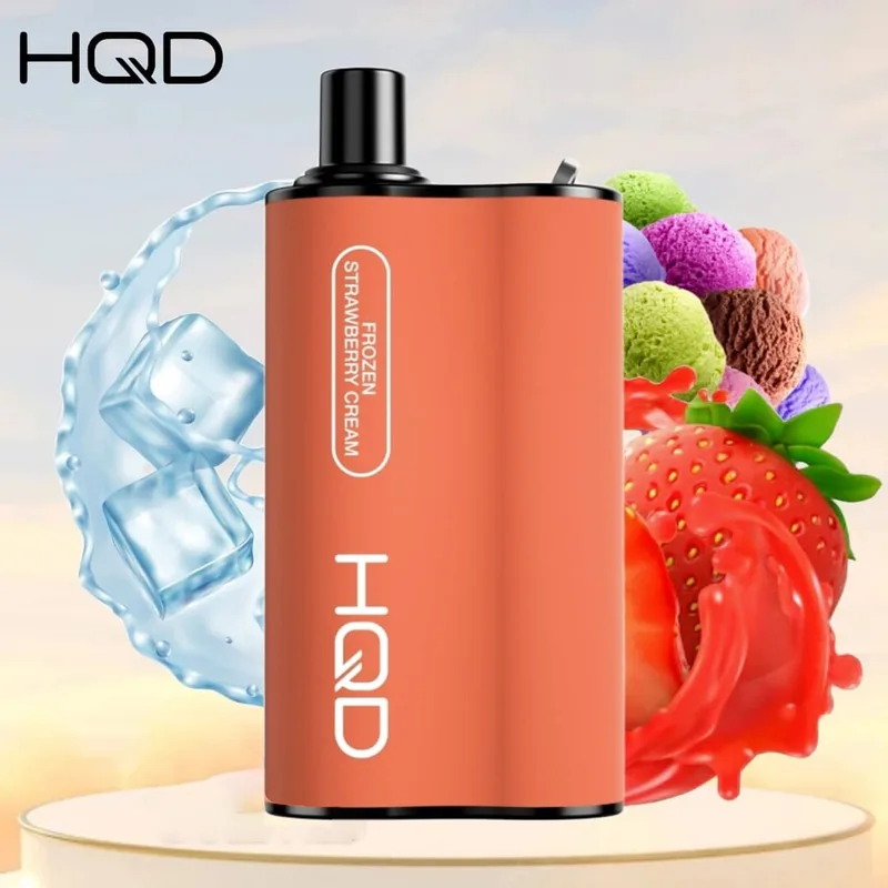 HQD Box Frozen Strawberry Cream – 4000 Puffs