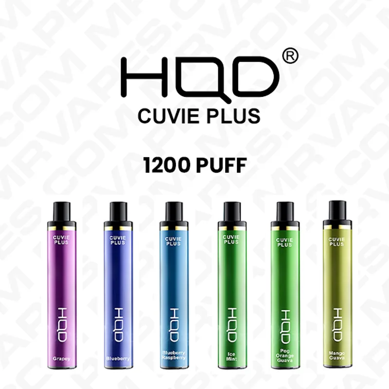 HQD Cuvie Plus Disposable Vape Wholesale (1200 Puffs)