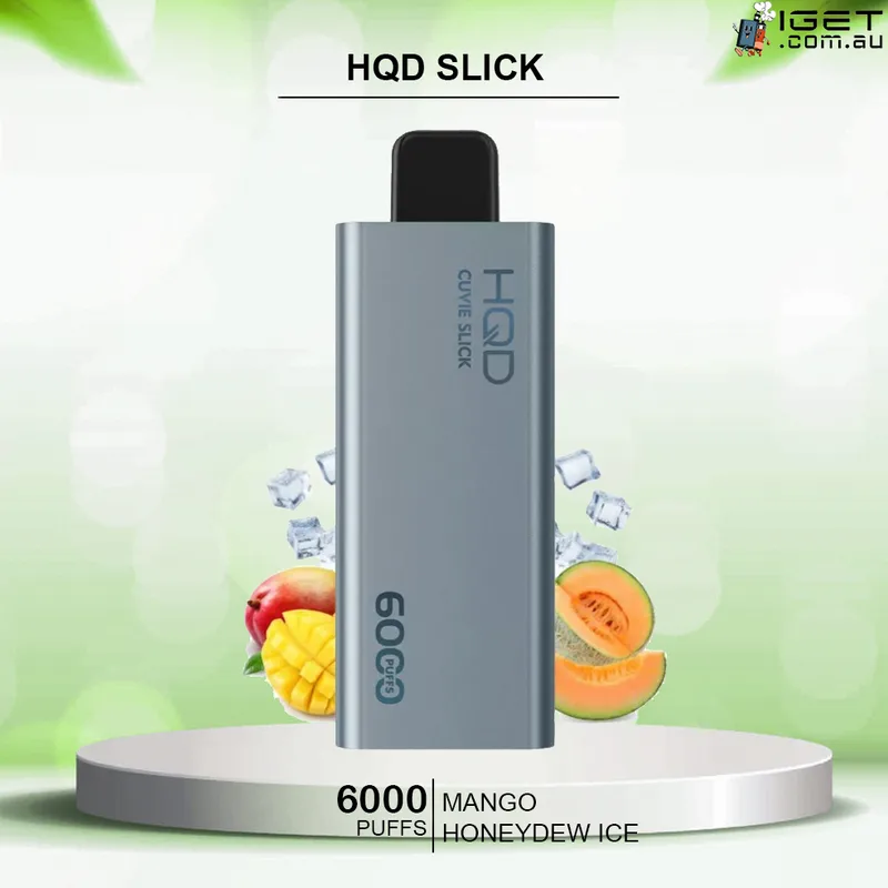HQD Slick Mango Honeydew Ice- 6000 Puffs