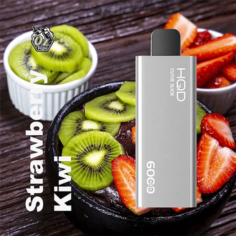 HQD Slick Strawberry Kiwi – 6000 Puffs