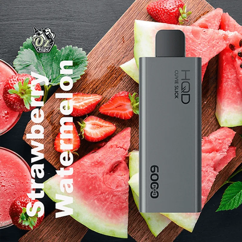 HQD Slick Strawberry Watermelon – 6000 Puffs
