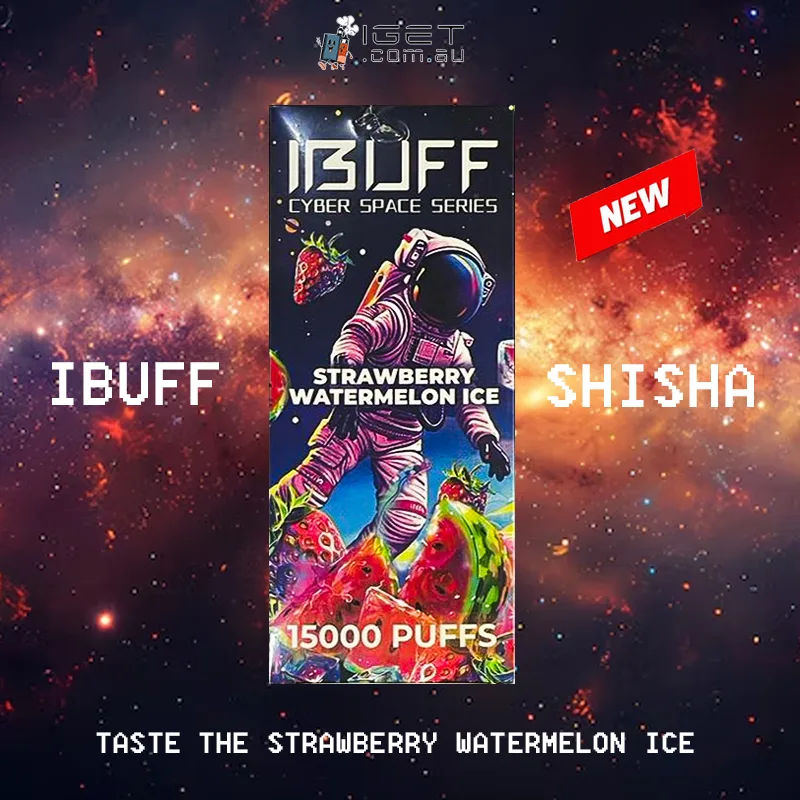 Ibuff Shisha – Strawberry Watermelon Ice – 15000 Puffs