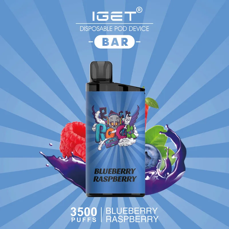 IGET Bar Blueberry Raspberry – 3500 Puffs