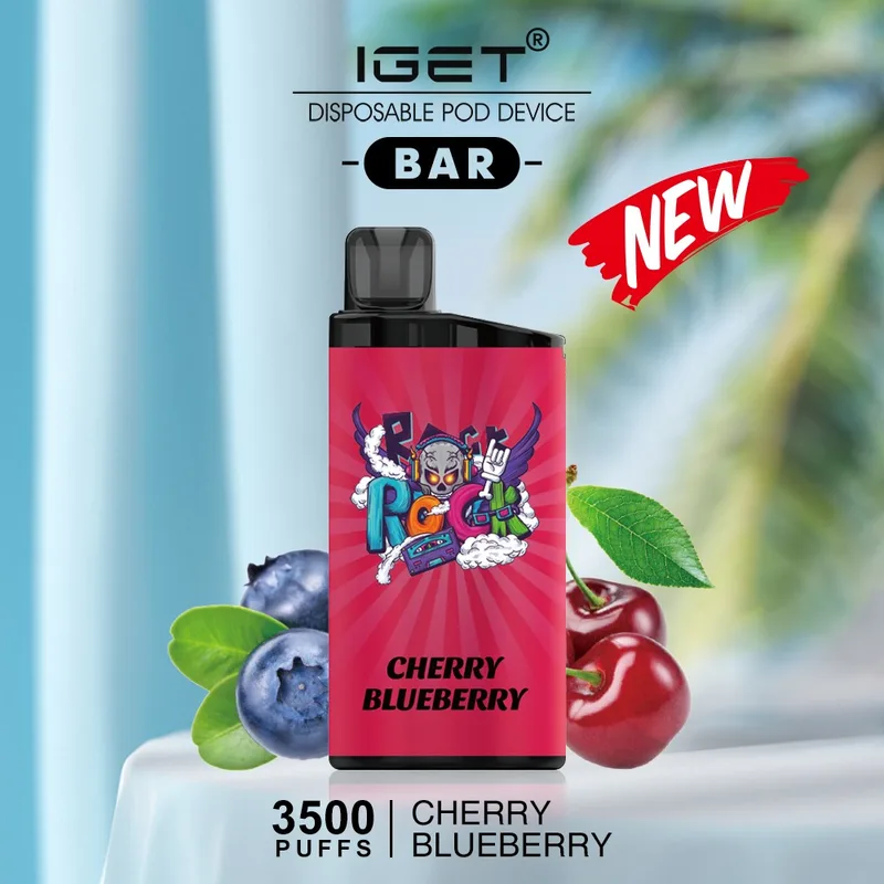 IGET Bar Cherry Blueberry – 3500 Puffs
