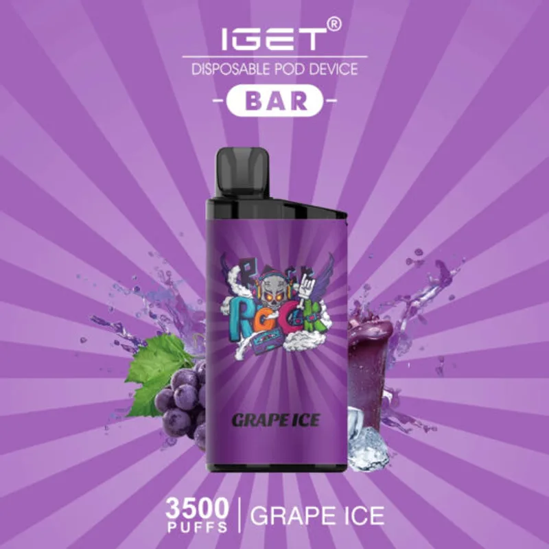 IGET Bar Grape Ice – 3500 Puffs