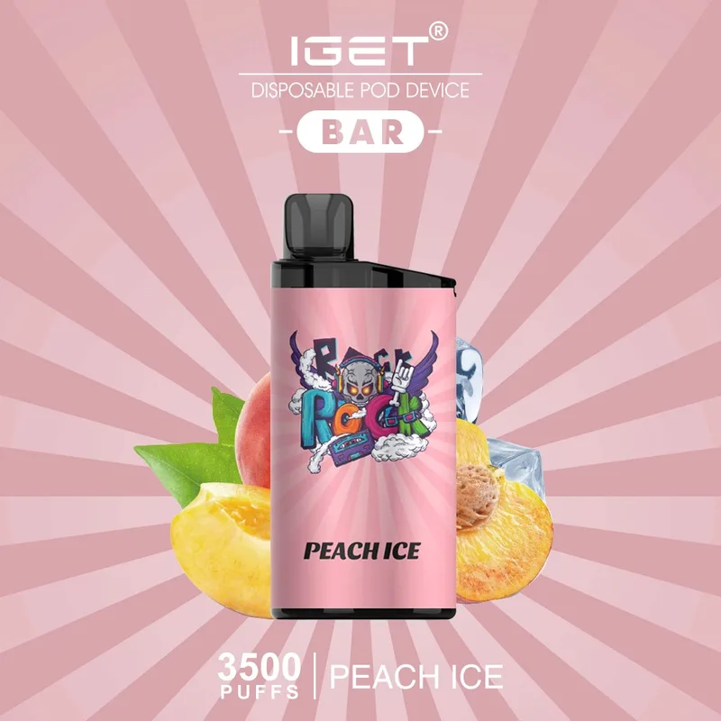 IGET Bar Peach Ice – 3500 Puffs