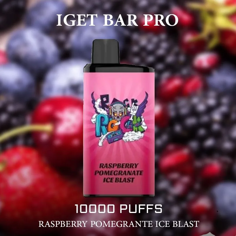 IGET Bar Pro Raspberry Pomegrante Ice Blast – 10000 Puffs