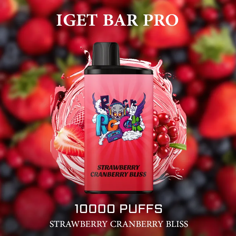 IGET Bar Pro Strawberry Cranberry Bliss – 10000 Puffs