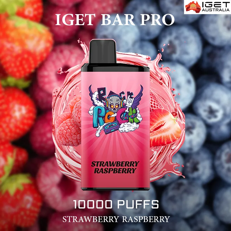 IGET Bar Pro – Strawberry Raspberry – 10000 Puffs