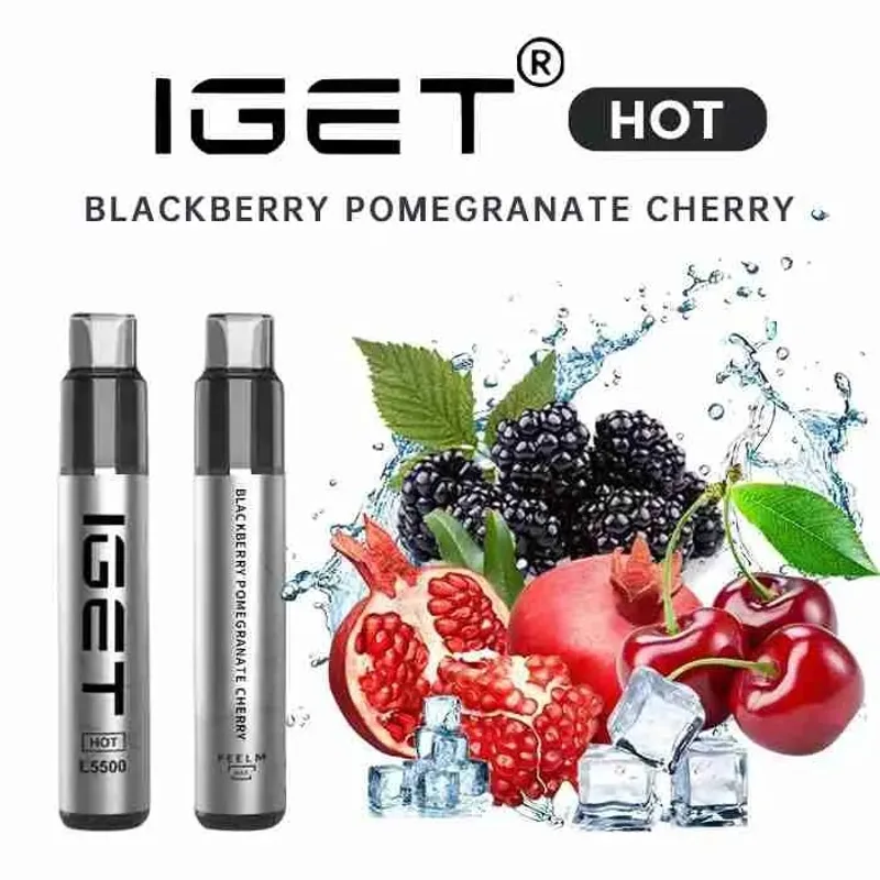 IGET Hot Blackberry Pomegranate Cherry – 5500 Puffs