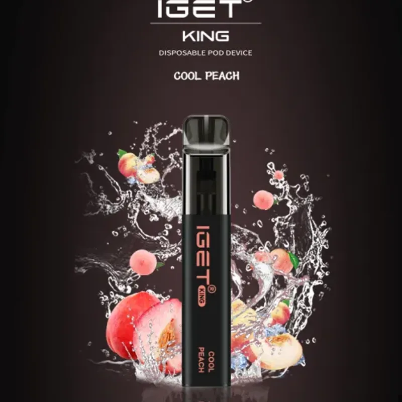 IGET King Cool Peach – 2600 Puffs