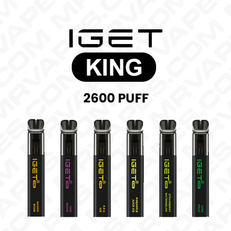 IGET King Disposable Vape Wholesale (2600 Puffs)
