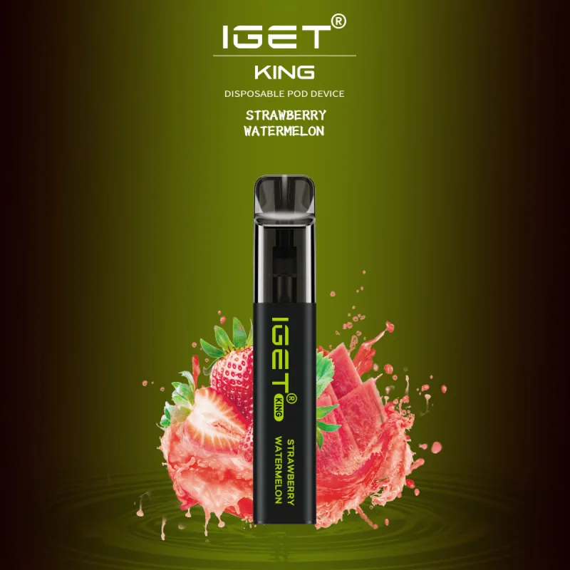 IGET King Strawberry Watermelon – 2600 Puffs