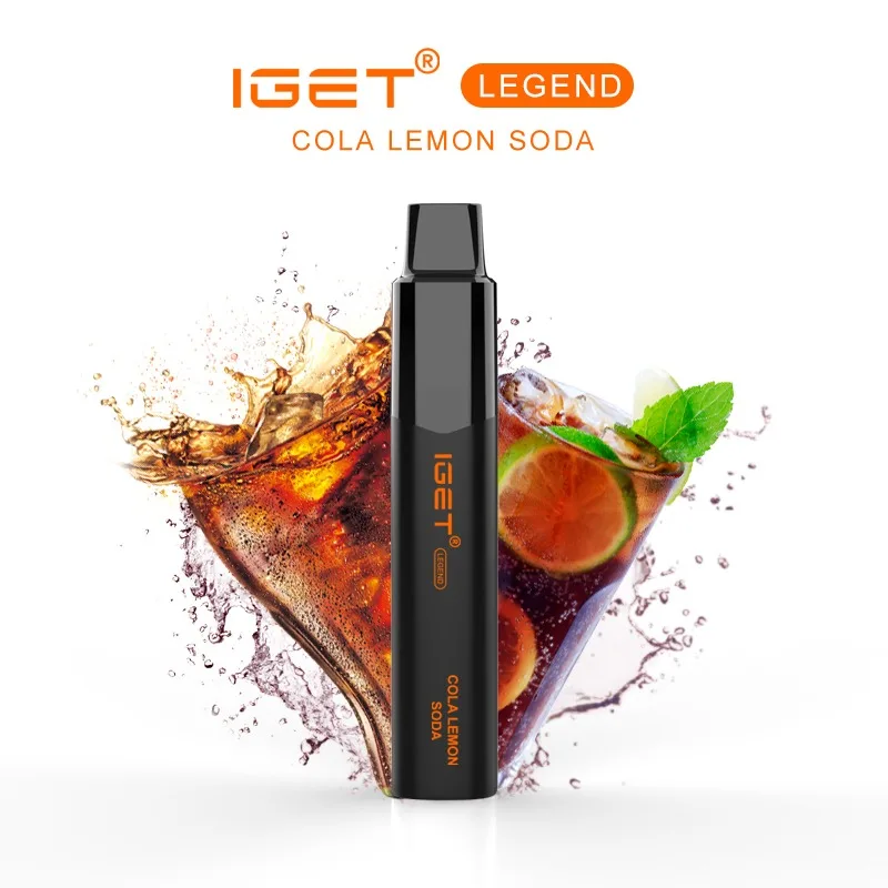 IGET Legend Cola Lemon Soda – 4000 Puffs