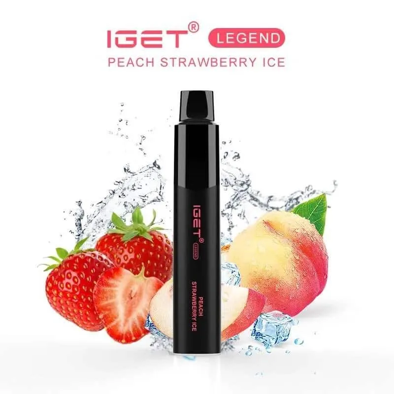 IGET Legend Peach Strawberry Ice – 4000 Puffs
