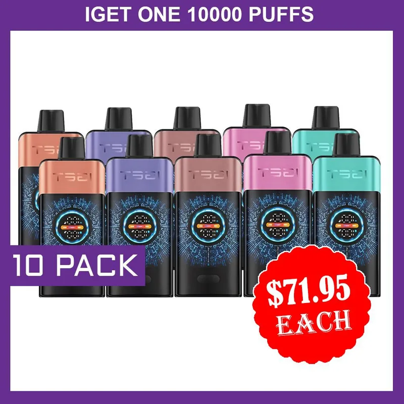 IGET One 12000 Puffs – 10 Pack