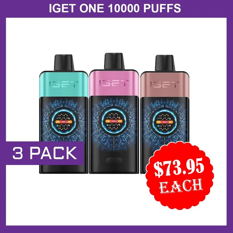 IGET One 12000 Puffs – 3 Pack