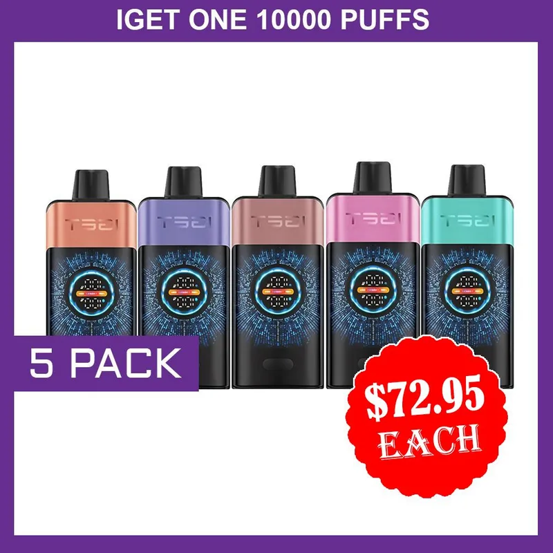 IGET One 12000 Puffs – 5 Pack