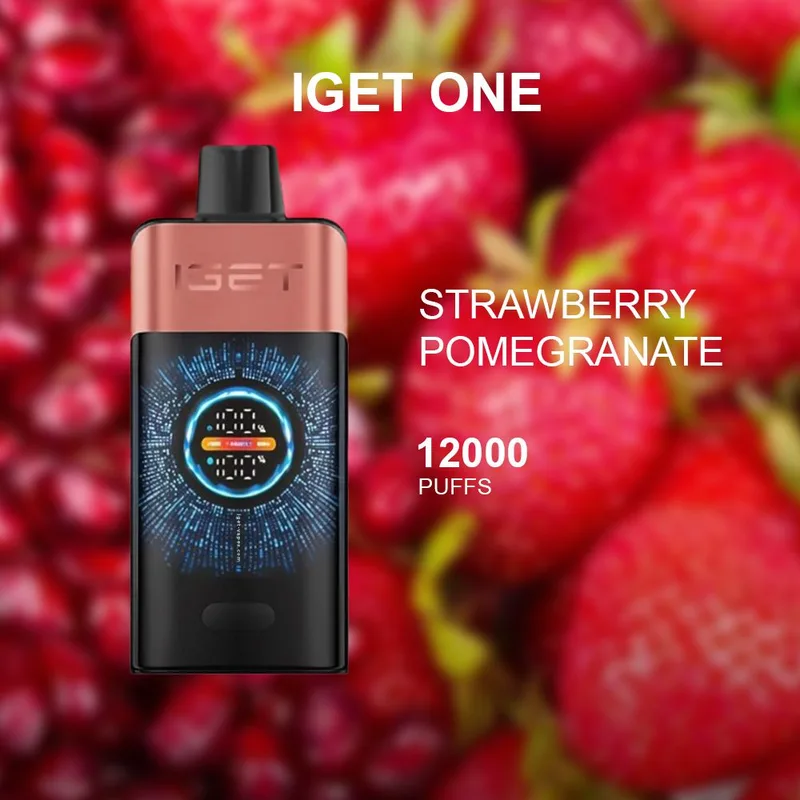 IGET One Strawberry Pomegranate – 12000 Puffs