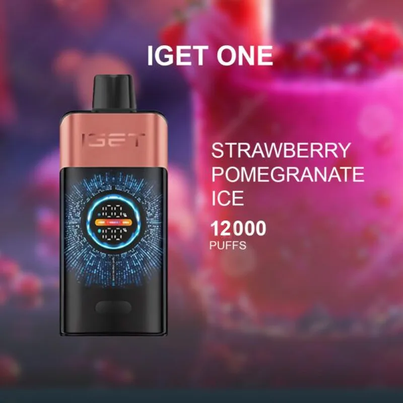 IGET One Strawberry Pomegranate Ice – 12000 Puffs