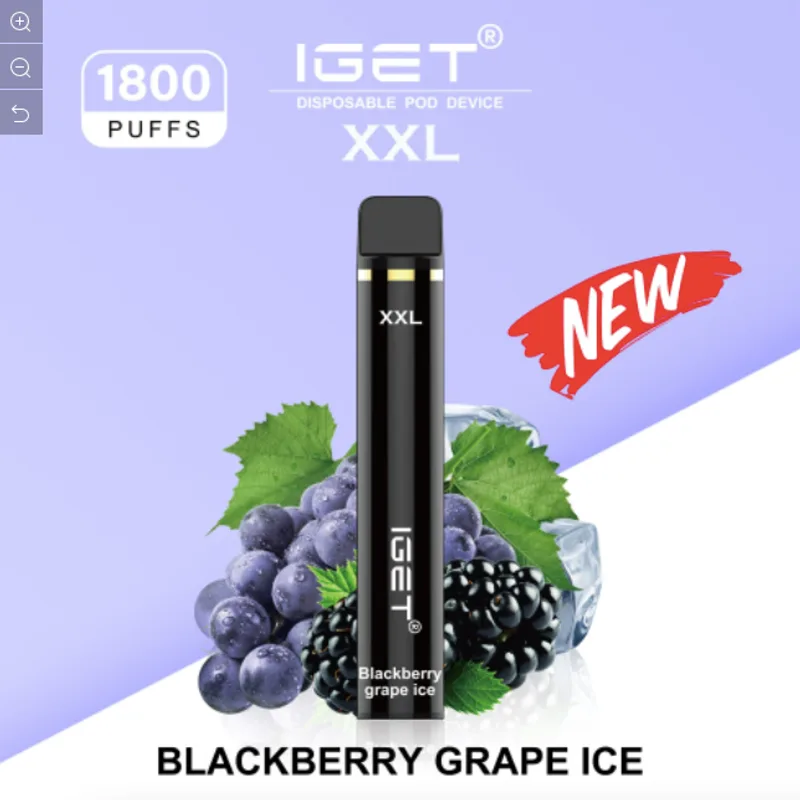 IGET XXL Blackberry Grape Ice – 1800 Puffs