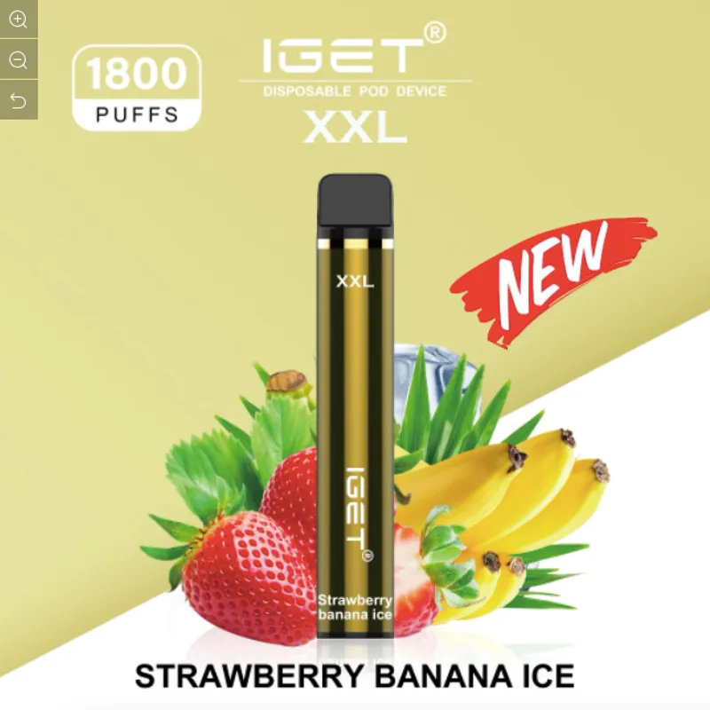 IGET XXL Strawberry Banana Ice – 1800 Puffs